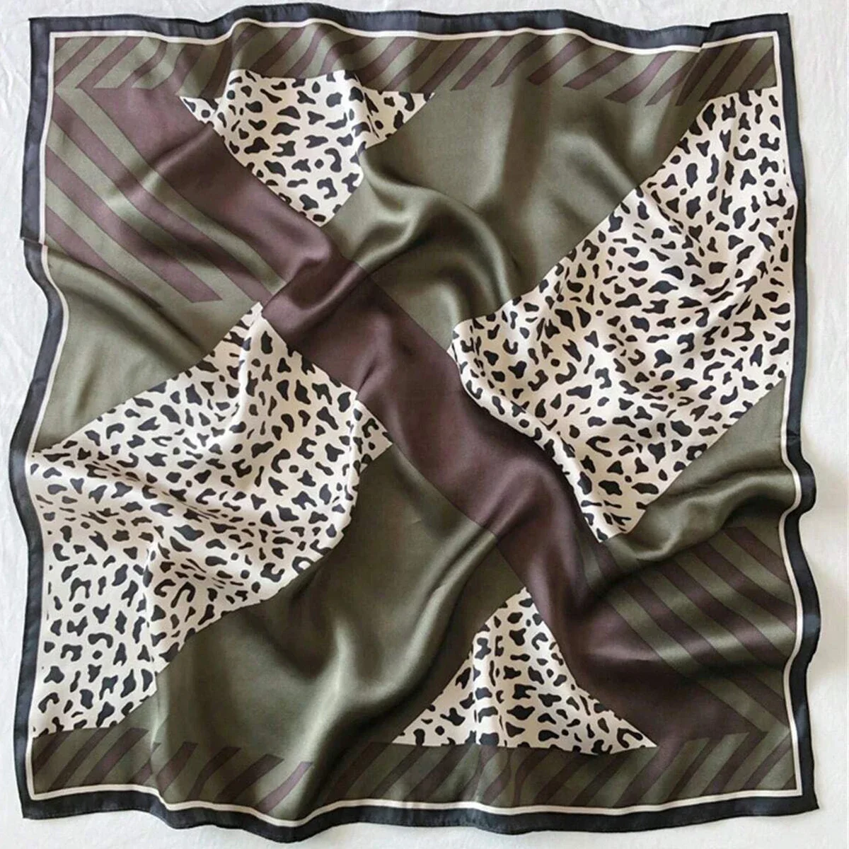 1 piece of women's fashionable and minimalist style 70s scarf, suitable for business negotiations/leisure travel/festivals, etc