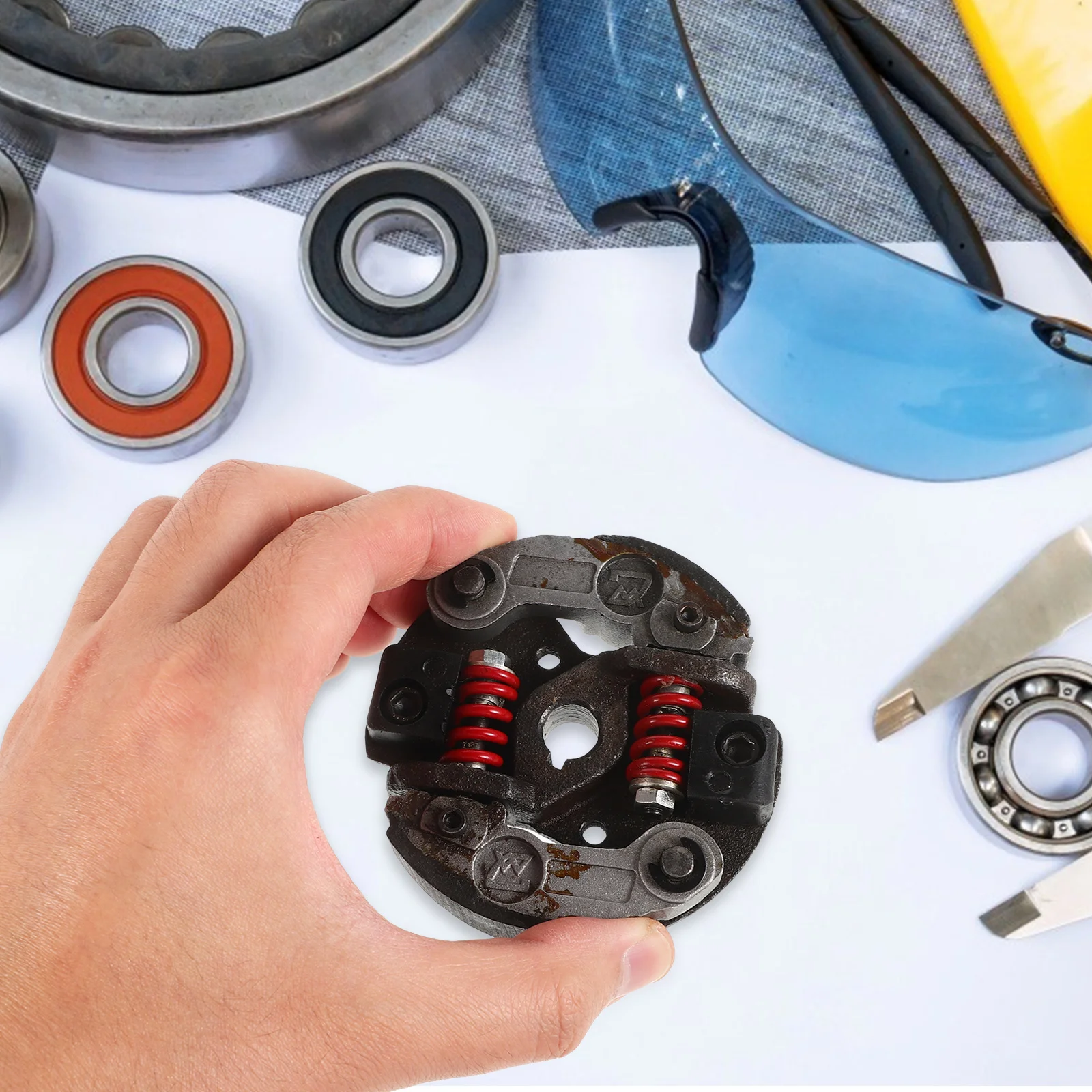 

Racing Clutch for 43Cc-49Cc Mini Bike Metal Clutch Pad Replacement Heavy Duty Dirt Bike Atv Scooter Compatible Performance