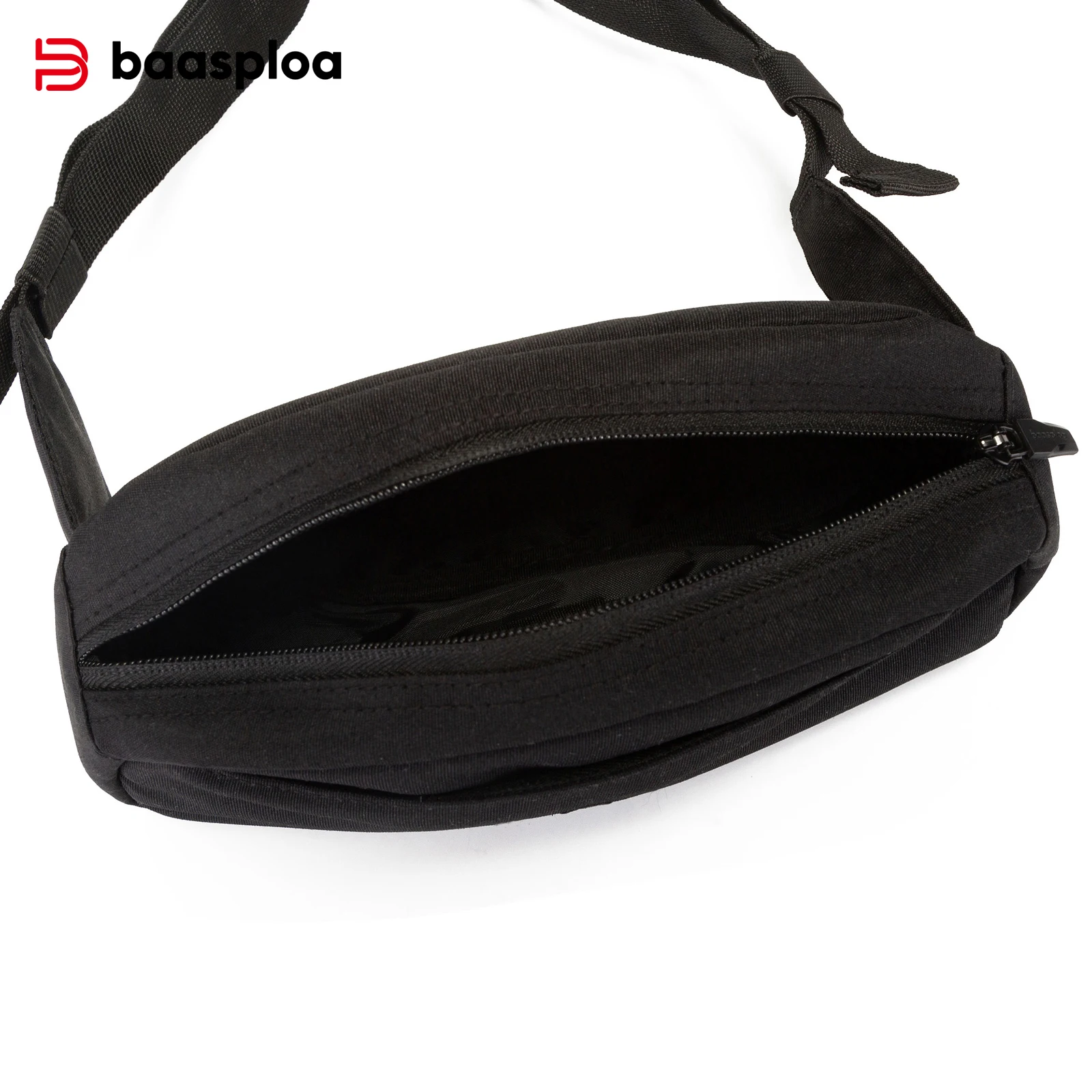 Baasploa Men Sports Bag 2024 Outdoor Waterproof Multifunctional Gym Running Waist Bag Female Fashion Portable Buckle Jogging Bag