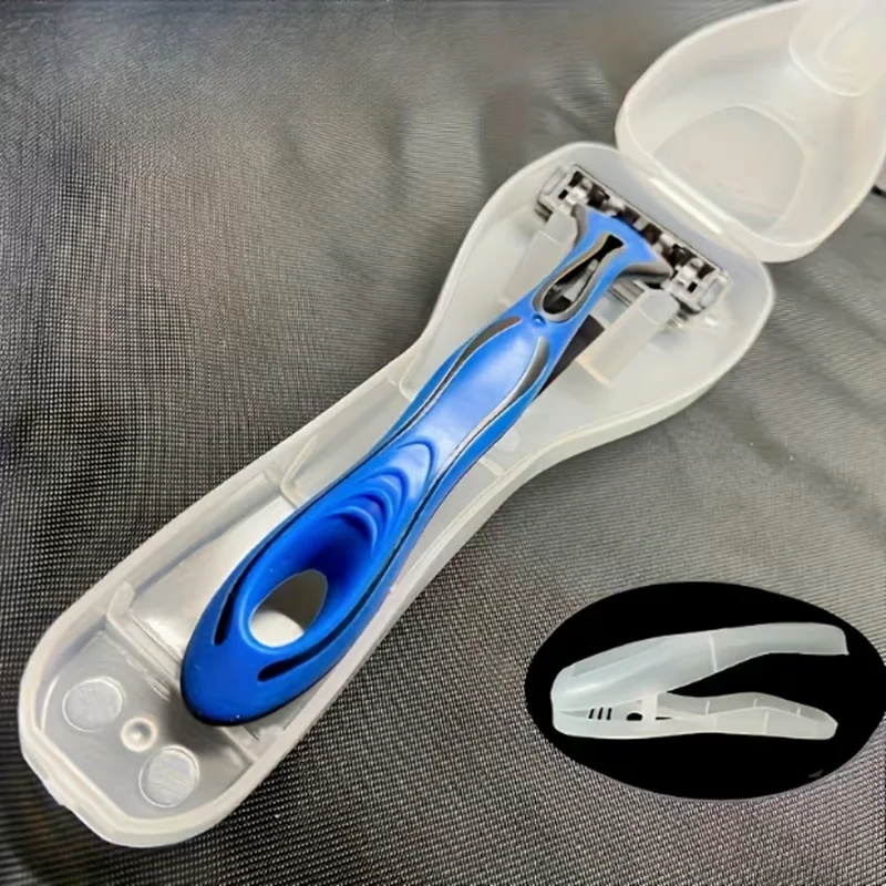 Transparent shaving kit box, travel portable shaving kit storage box, dust-proof shaving kit storage - view 5