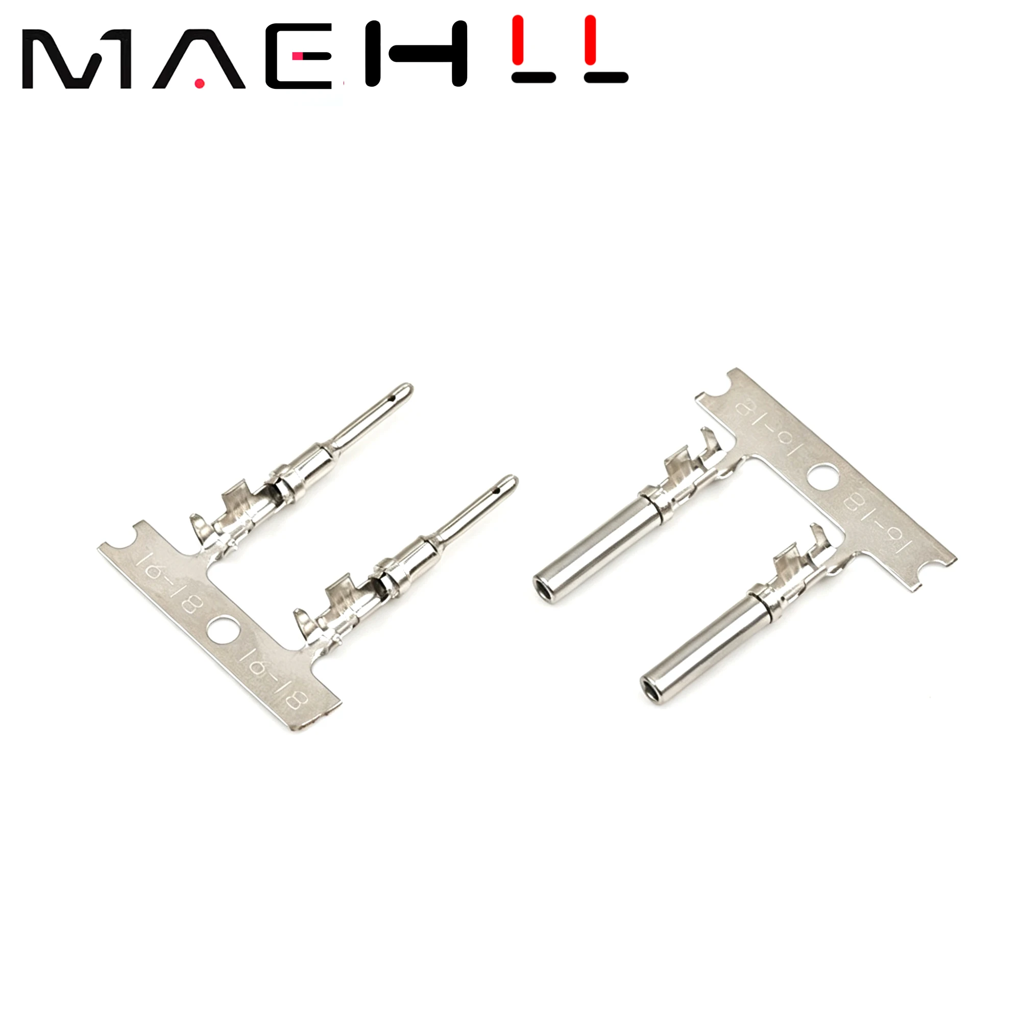 1062-16-0122 1060-16-0122 DT Deutsch Terminal Pins 50Pcs Crimp Contacts Auto Car Engine Connector 14-20 AWG Wire