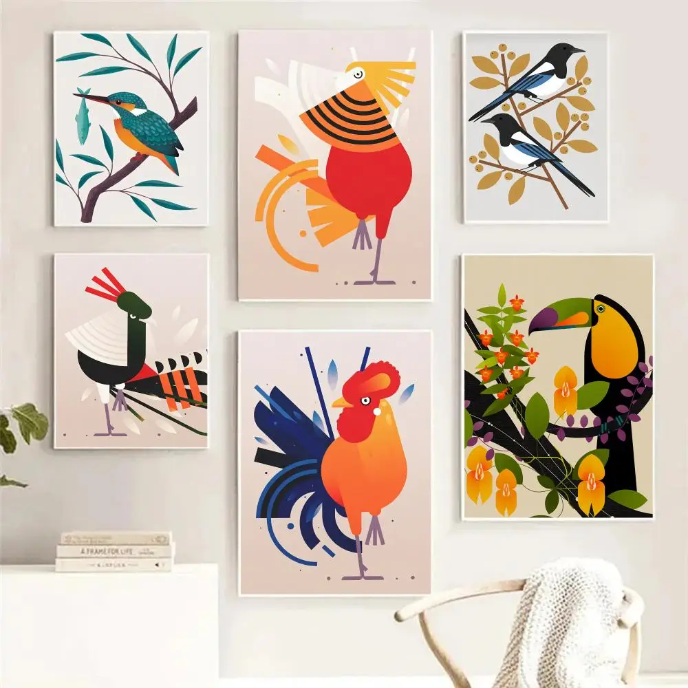 ملصق قماشي للخط: تجعد مجاني مقاوم للماء ومتين لجميع الفضاء لديكور الحائط إيما كلينتون بيردز آرت