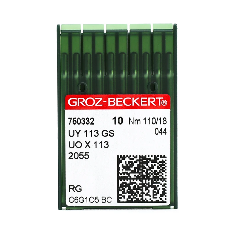 100 قطعة UOx113 UY113GS إبر خياطة Groz-Beckert متوافقة مع ماكينة خياطة Kansai 1404P JACK SIRUBA VC008 متعددة الإبر #6