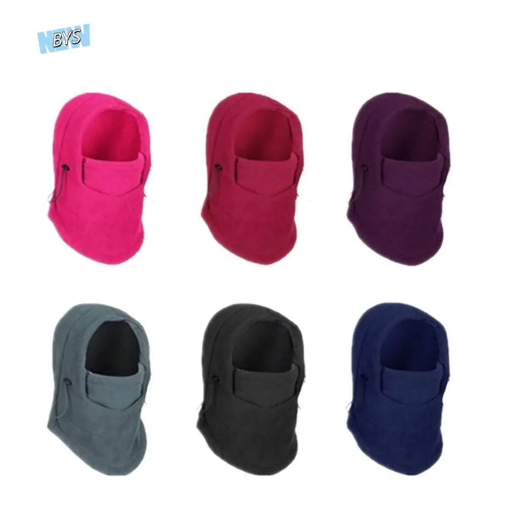 

Windproof Ski Ear Protection Outdoor Fleece Skullies Scarf Bonnet Hat Beanies Hat Hooded Hat Women Winter Cap Pullover Cap