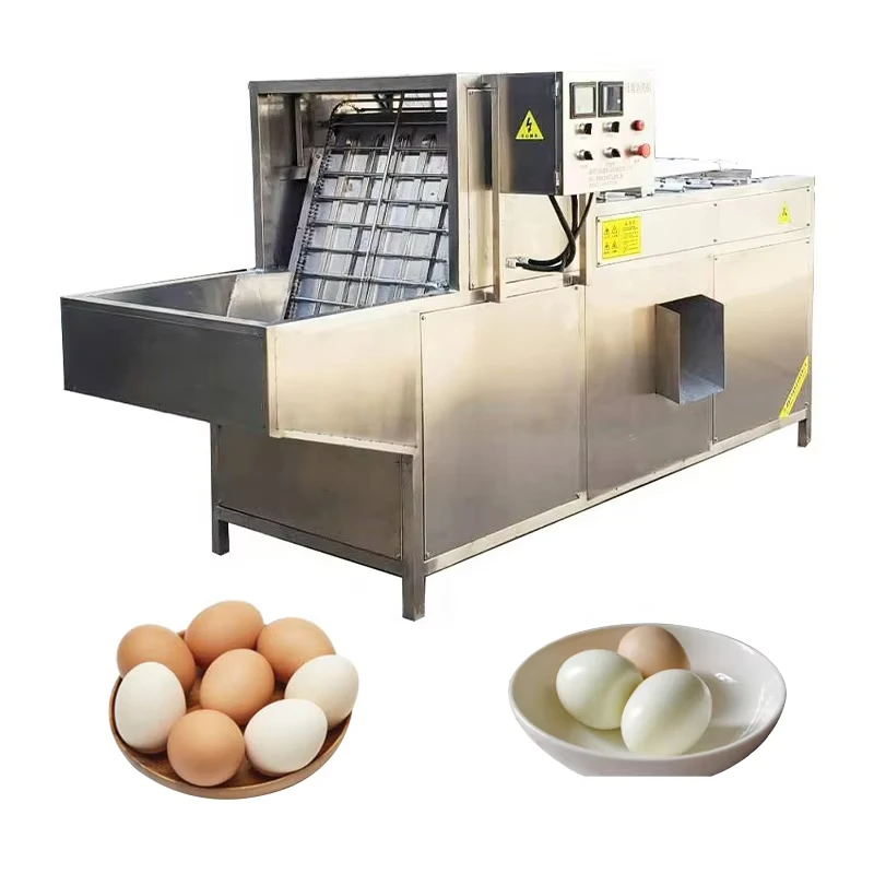 High Efficiency Egg Processing Machine / Egg Processing Equipment / Egg Peeler Customized