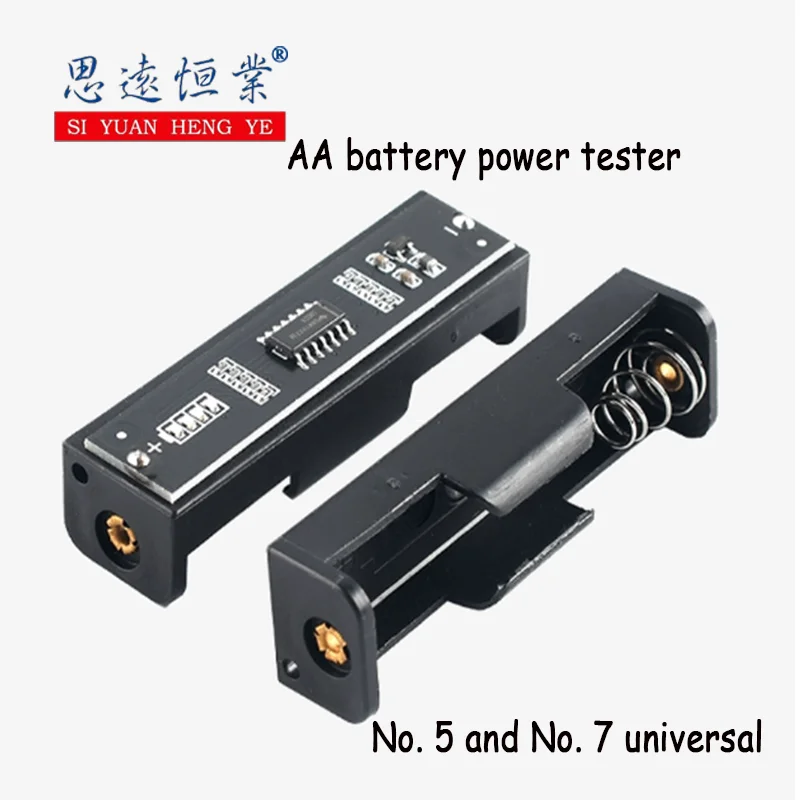 1PCS AA battery power tester No. 5 and No. 7 universal measuring devices distinguish between new and old batteries