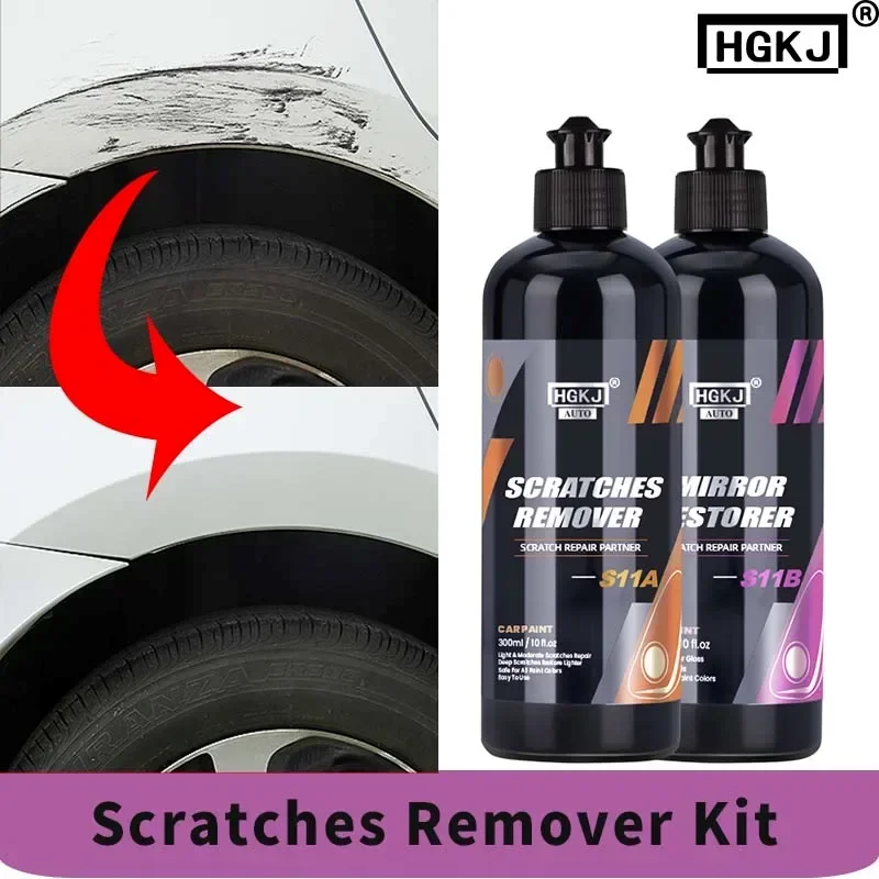 HGKJ S11 Car Scratch Removal Kit Car Polishing Paste Cars Body Compound Cleaning Paste Paint Polishing Care Wax Auto Detailing