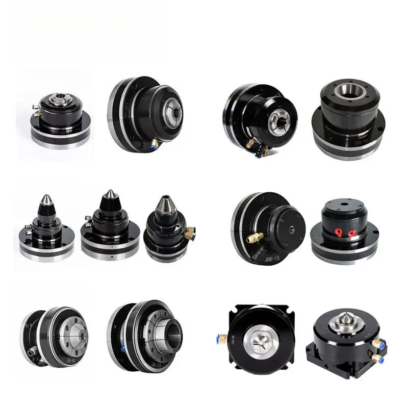 

J- YB Operated Pneumatic Clamp Rotary Collets Chuck Hollow Spindle Lath