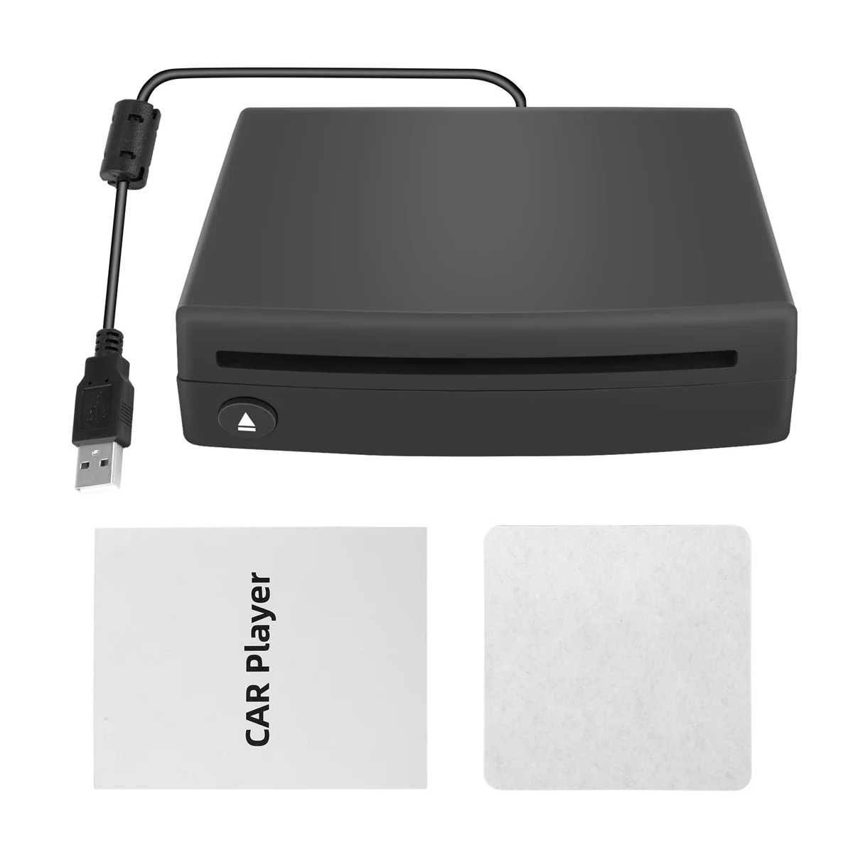 Slim External Car CD Player Compatible PC LED TV/MP5 Android GPS Navigation Universal USB Power Slot-in Type Player