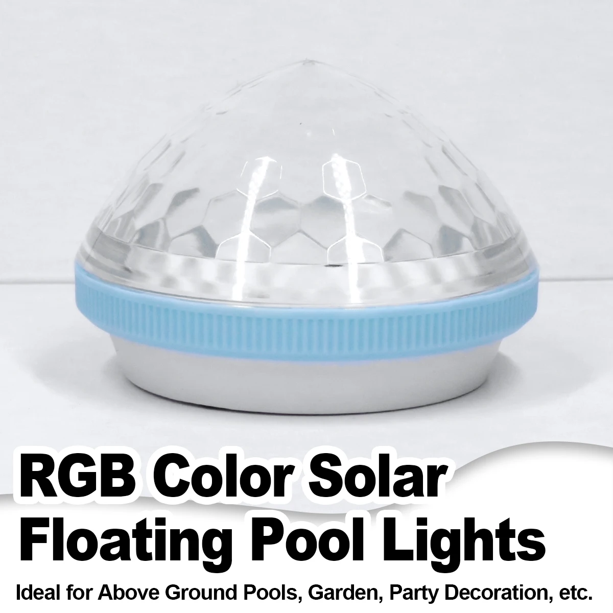 Solar Floating Pool Light Rechargeable Lamp Outdoor Lamps Waterproof Floats Led Christmas Decoration Color Changing Lights Party