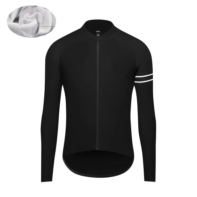 Winter 2019 Long Thermal Fleece Cycling Jersey Men Clothing Bicicleta Maillot Equipacion Ciclismo Bike Clothes coat Raphaing