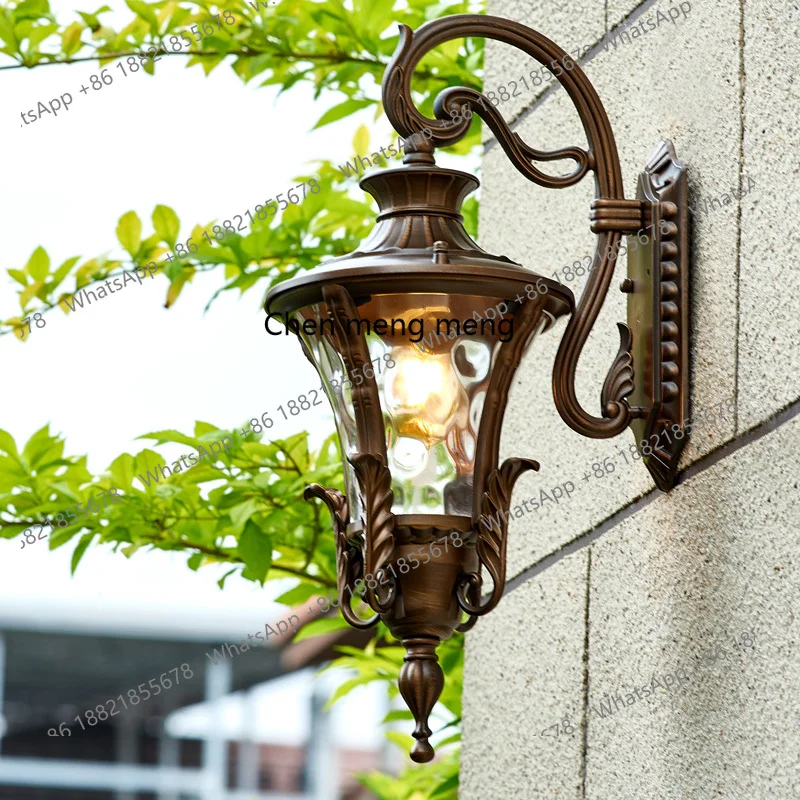 European outdoor wall lamp outdoor garden waterproof exterior wall lamp villa balcony terrace garden lamp