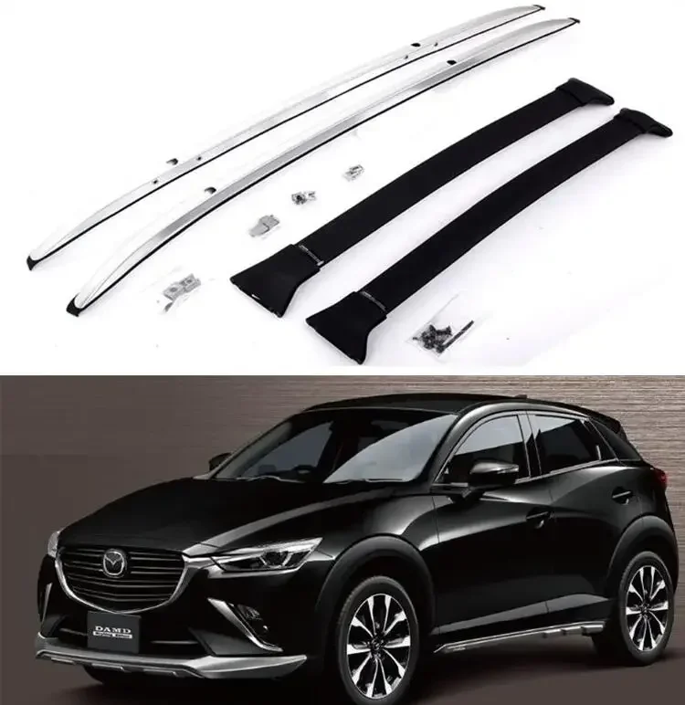 

Багажники на крышу подходят для Mazda CX-3 CX3 2016 2017 2018 2019 2020 2021, верхний багажник на крышу, перекладина из алюминиевого сплава