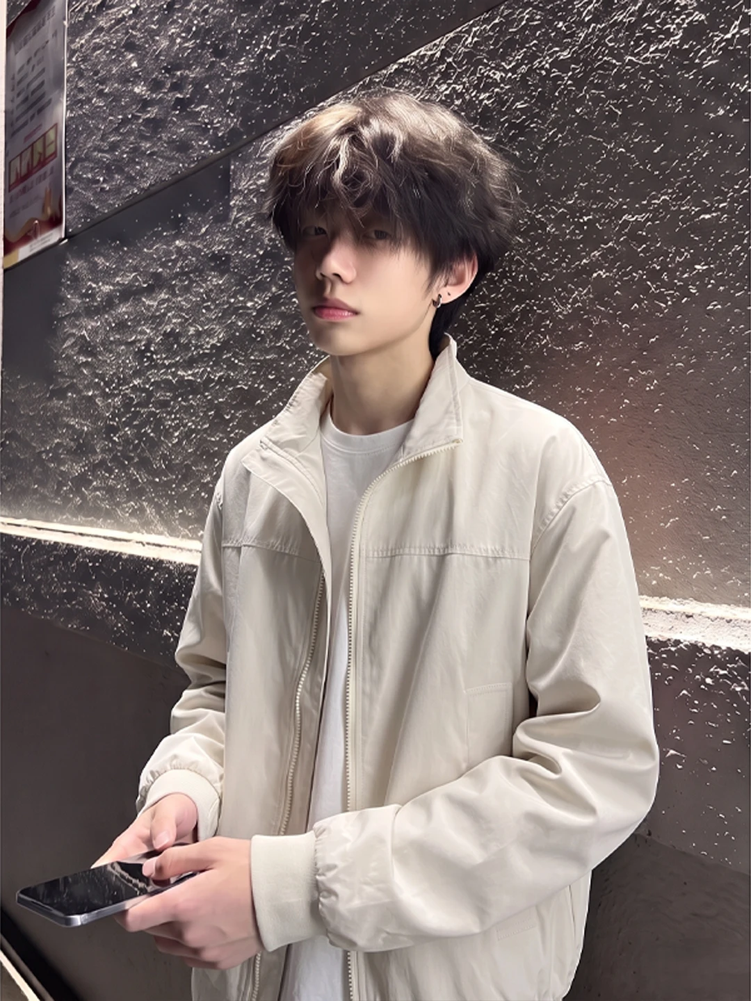 American Style Loose Fit Pilot Jacket Men's Autumn Fashionable Workwear Baseball Motorcycle Outerwear Vintage Flight Coat