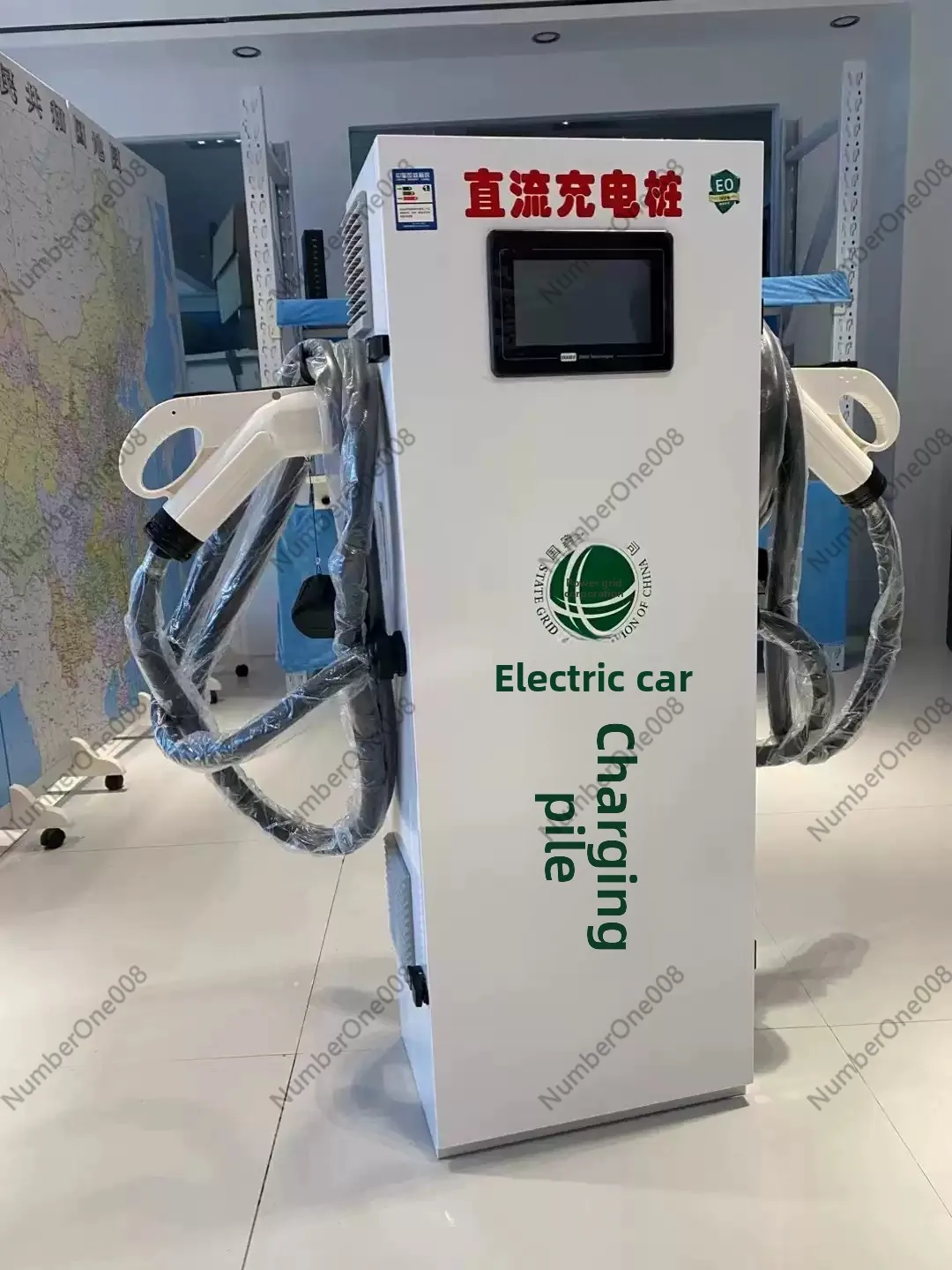 40kW GBT DC Fast Charger for EV, Wall Mount Electric Vehicle Charging Station with CCS Compatibility Home Commercial
