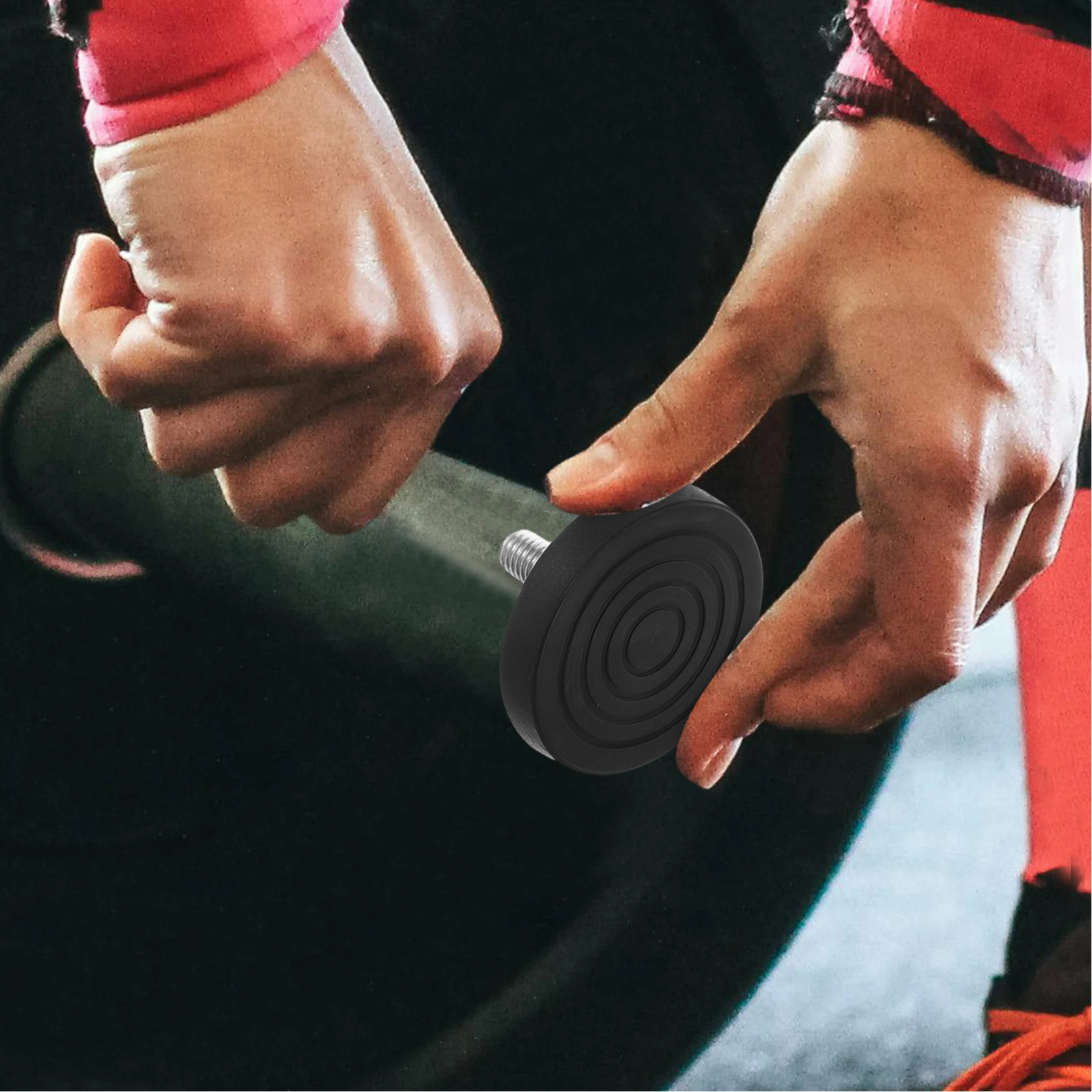 2Pcs Anti-Slip Support Pads Rubber Adjustable Leveling Feet for Treadmill Exercise Bike Sofa Table Chair - Furniture Stabilizer