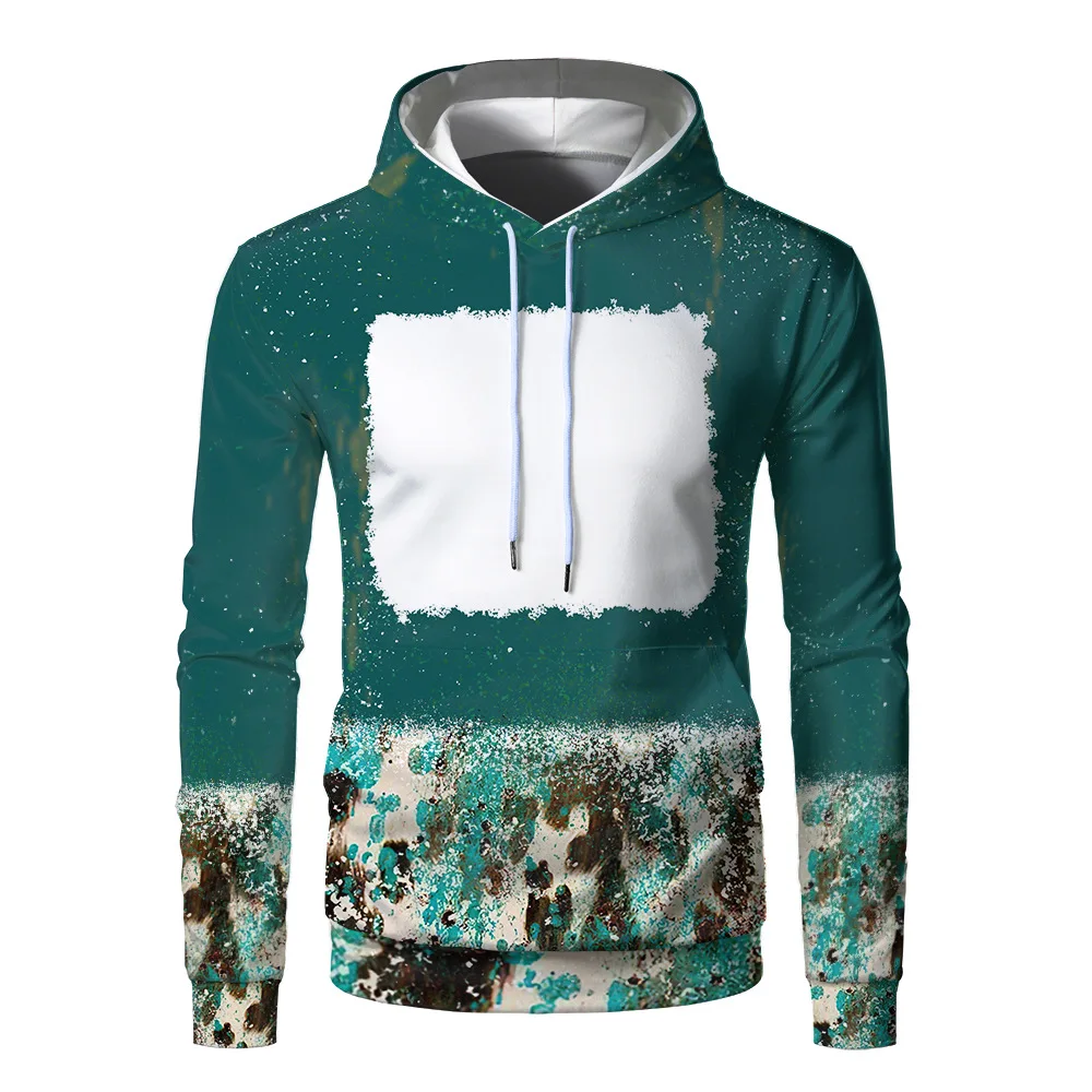 Blank Sublimation Hoodies Sports Clothes Sweatshirt Polyester Pullover Bulk Sublimation Blanks For Thermal Transfer Printing