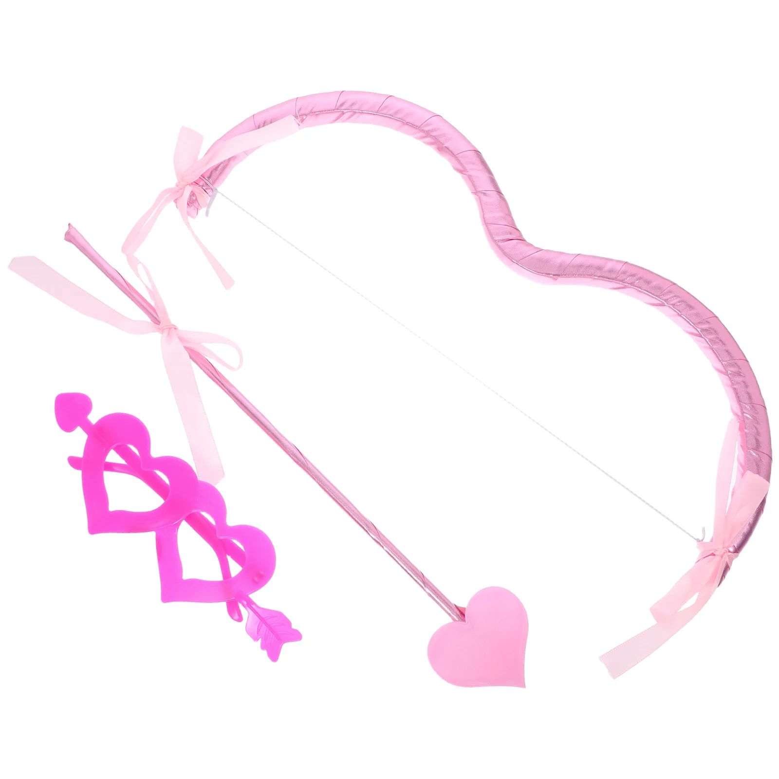 

1 комплект, аксессуар для костюма Купидона на день Святого Валентина, мини-сердце, лук, очки со стрелкой, романтический свадебный душ, реквизит для вечеринки, бант Купидона