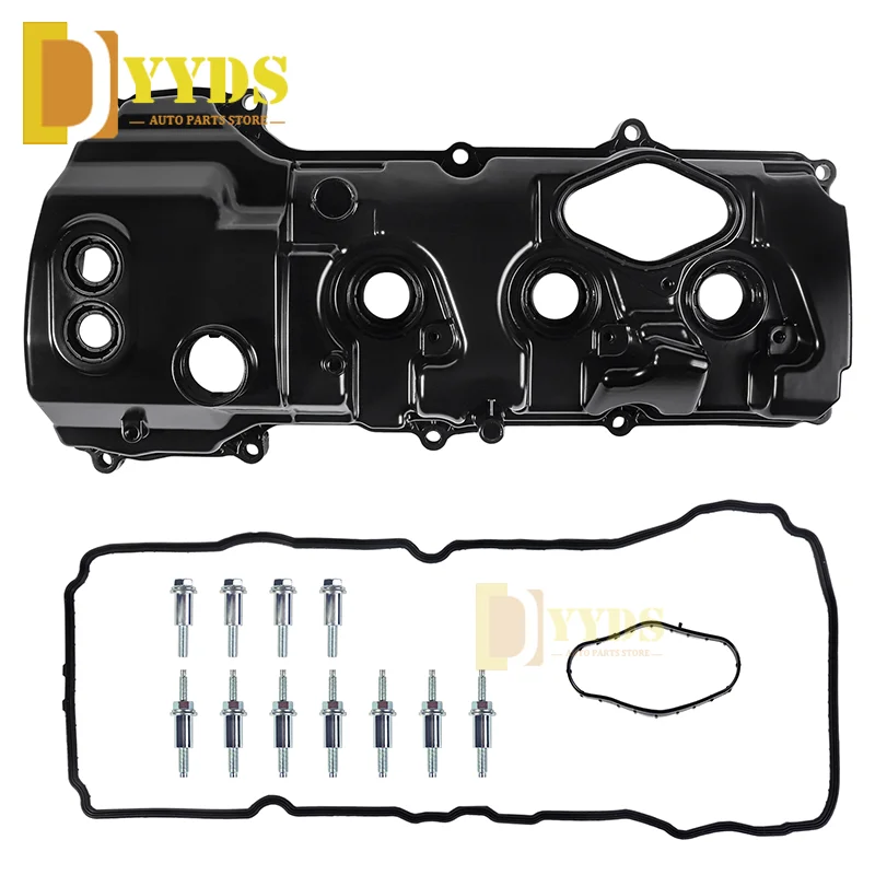 Aluminum Engine Valve Cover w/ Gasket LEFT For 2015-2017 Transit-150 250 350 350 HD Expedition Lincoln BL3Z-6582-H DL3Z-6582-C