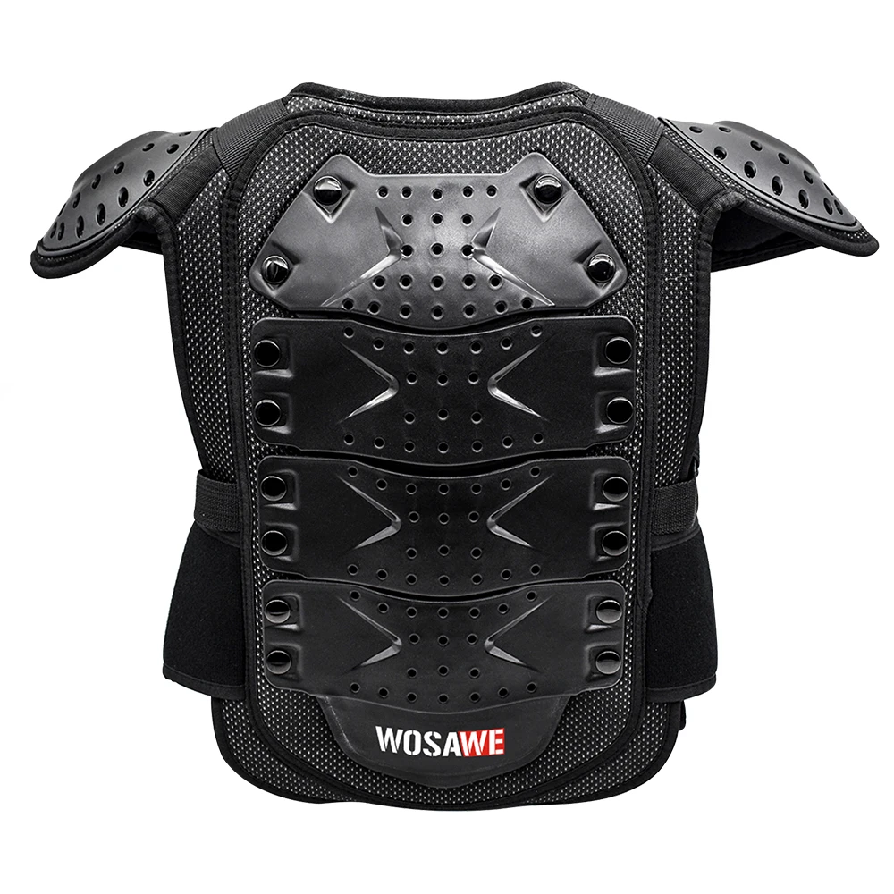 WOSAWE-Chaqueta de armadura para niños, equipo de protección para el pecho, la columna vertebral, Motocross, monopatín, Moto, Equipo de Motocicleta,