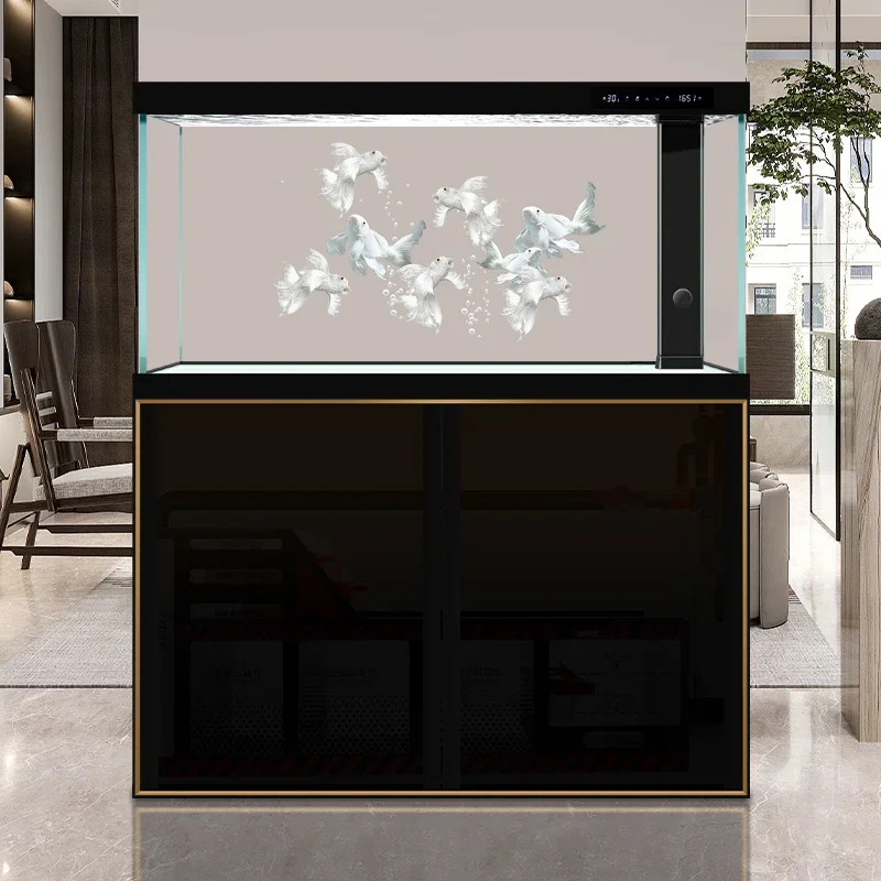 Luxury Originality Aquariums Glass Living Room Modern Cabinet Aquariums Fish Tanks Multifunction Pet Products Acquario LLAQ