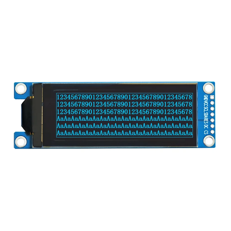 Modulo display OLED HD da 2,45 pollici Risoluzione 304x96 Driver SH1126 Interfaccia SPI/IIC Luce blu a 7 pin