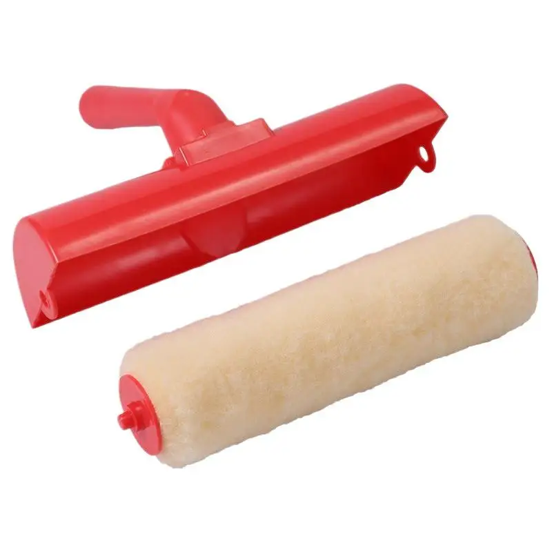 9 Inch Paint Roller With Shield for Ceilings Easy Clean Roller With Splash Guard for Smooth Painting Home Use