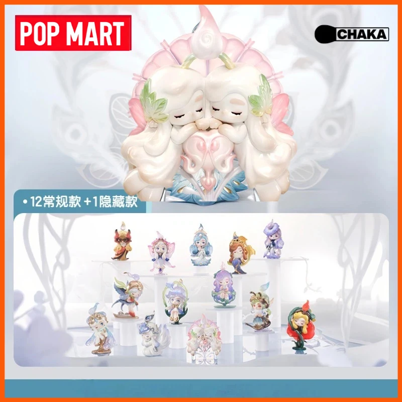 

Оригинальная серия POPMART, светящаяся серия Chaka Reverie, слепая коробка, фигурки CHAKA, модные настольные украшения, модель, загадочная коробка, подарок