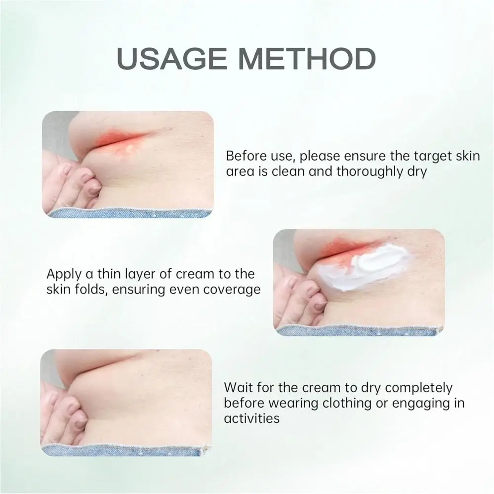 For Eliminate Discomfort Intertrigo Relief Cream Quick-drying Reduces Friction Body Cream Keeps Creases Dry All Day Body Care