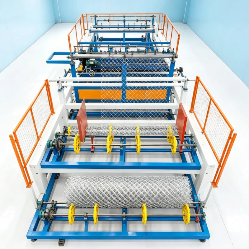 Customized Wire Mesh Making Machine Fully Automatic High Speed Steel Wire Netting Weaver For Industrial Production
