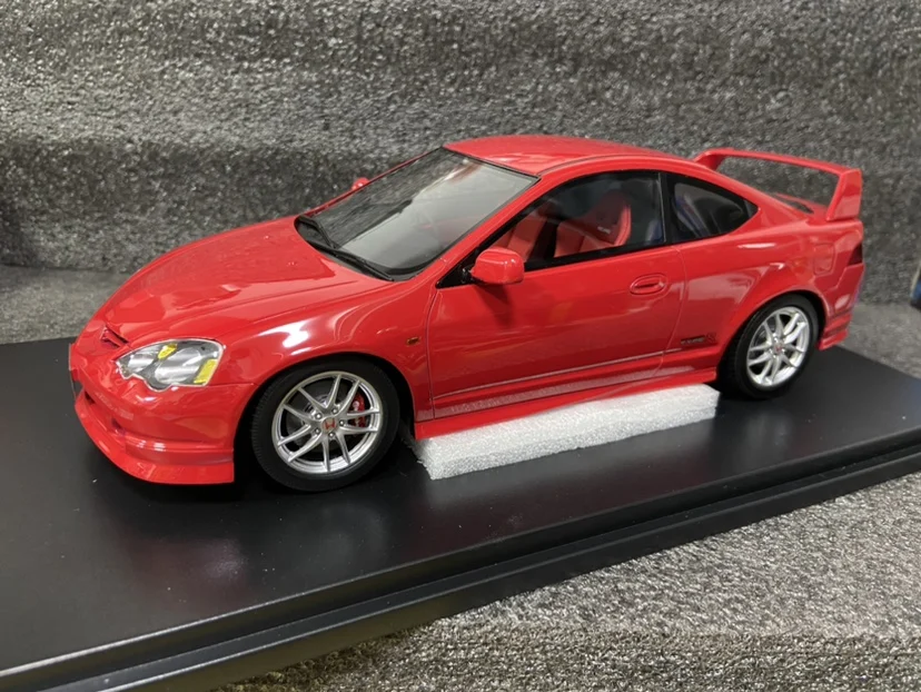 Onemodel 1:18 DC5 Integra Type R Red JDM Simulation Limited Edition Resin Metal Static Car Model Toy Gift