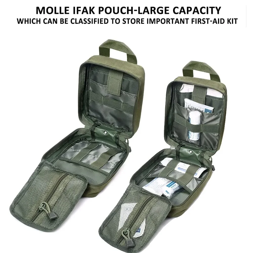 IFAK Molle Utility Bag Pouch Tactische EHBO Kit Met Apparatuur Medische Benodigdheden