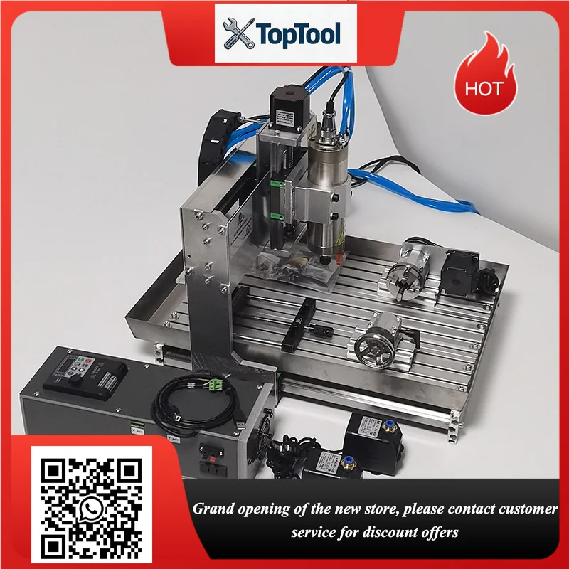 4-Axis Engraving Machine 6040 Router PCB Engraver 3040 3020 with Sink Precision Cutting And Drilling Milling for Electronics