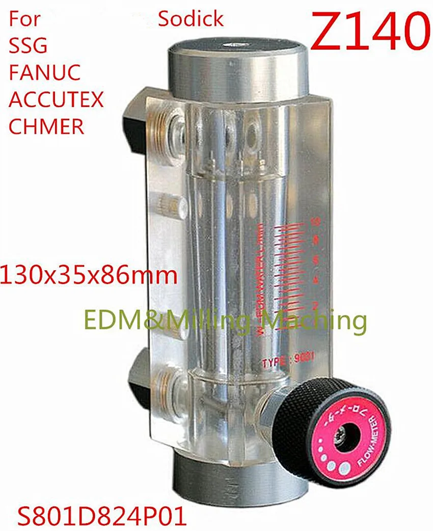 Wire EDM Machine Sparks Z149 S801D824P01 Hydraulic Flow Meter - For CNC Sk Fanuc SSG Chmer Accutex Machine Service