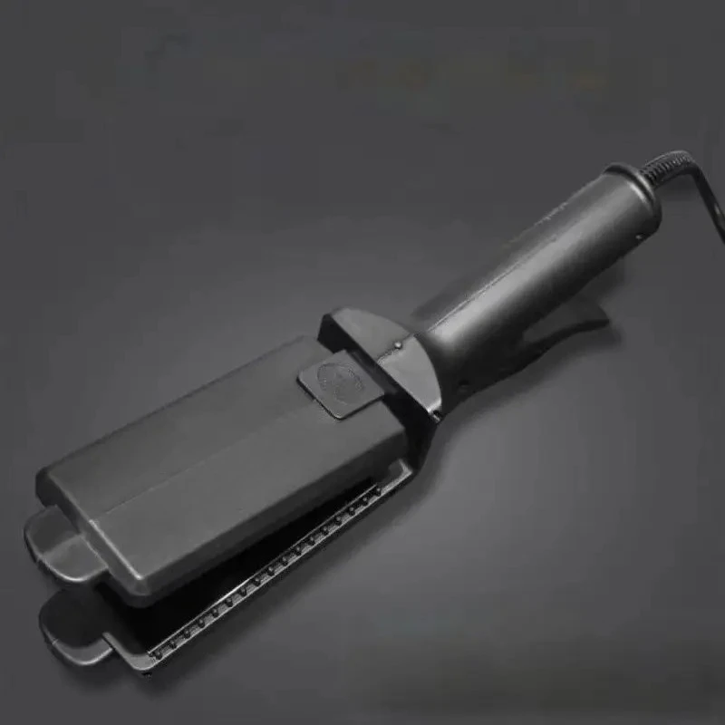 High power professional barber shop hair straightener negative ion hot stamping splint for salon hair straightener comb