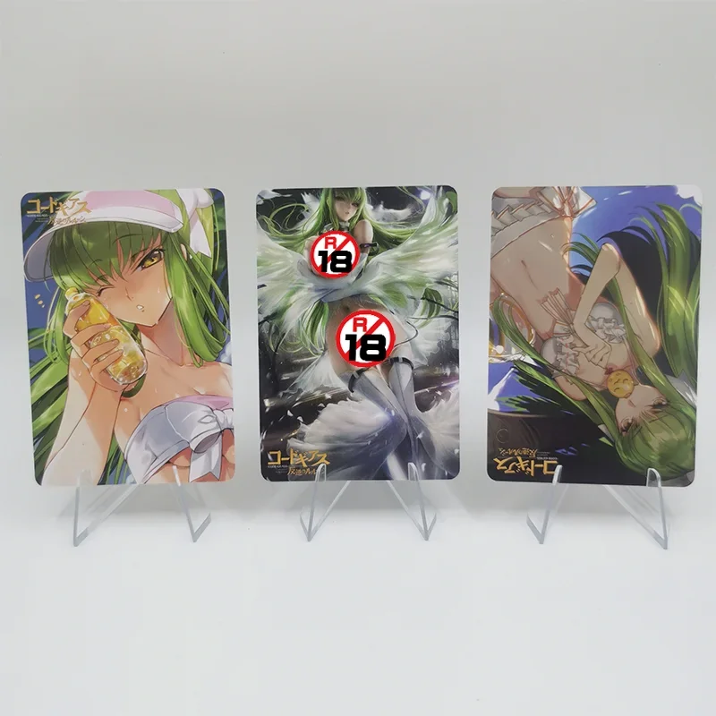 In Stock 9Pcs/set Sexy Anime Girl Cards Code Geass Lelouch of The Rebellion CC Swimsuit Bikini Game Collection Cards Xmas Gifts