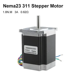 NEMA 23 NC Stepper Motor 76x56.4mm 3A 1.8Nm D=6.35mm 8mm 4 Pins For CNC Router Engraving Milling Machine