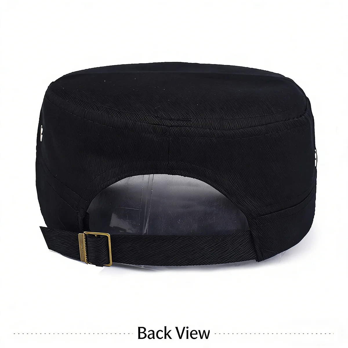 1 Piece Men's Flat Top Hat Solid Color Baseball Cap Outdoor Sun Protection Spring Short Brim Fashion Casual Sun Hat