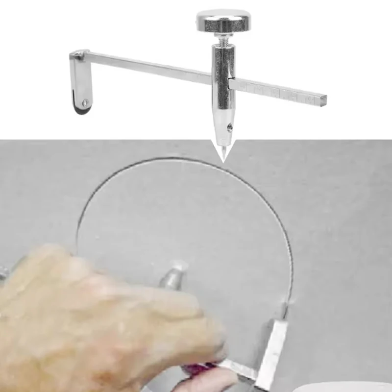 

Drywall round Knife Compass Hand Tool with Drill Feature for Interior Decoration Tube Holder