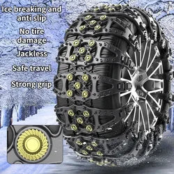 Car Snow Chain for Car Tire Snow Chain Wheel Tyre Off-road Tires Winter Cars Sock Plastic Chains SUV Winters Off Road 4x4 Vehic