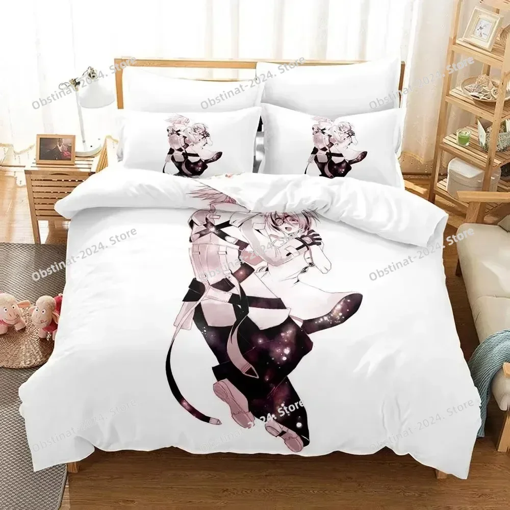 New Personality Anime Blazblue Bedding Set Printed Bed Set With Pillowcase Duvet Cover Soft Single Double Queen Super King Size