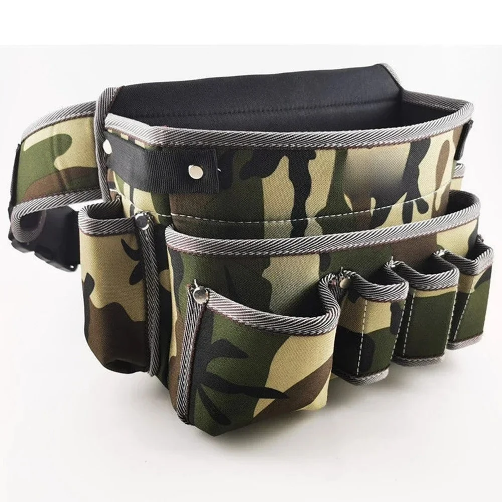 

НОВАЯ камуфляжная износостойкая сумка для инструментов из ткани Оксфорд, многофункциональная сумка для ремонта, сумка для электрика, портативная сумка для хранения