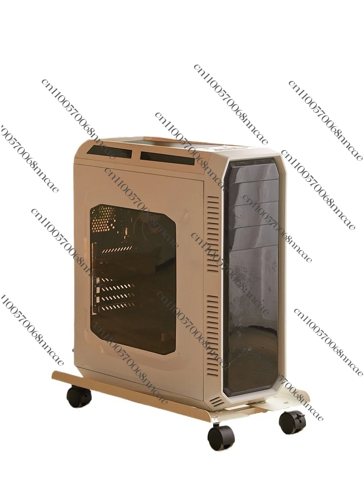 

Base with pulley, chassis bracket, rack, movable heat dissipation, chassis rack, simple host