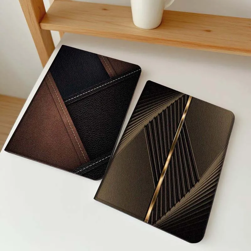 

Dark Stitch Patchwork Texture Gift For Samsung Galaxy Tab A7 A A8 A9 A11 S6 S11 10.1 10.4 10.5 Inch Lite PLus Soft Tablet Case