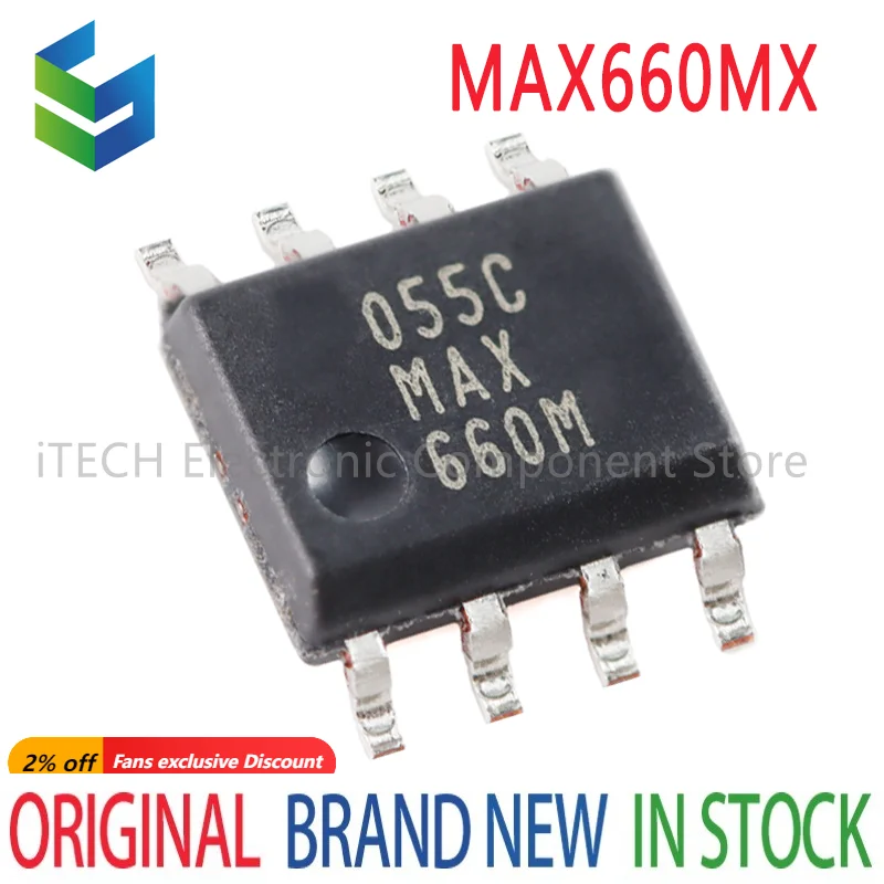 10CS/LOT MAX660MX  MAX660 MAX660M SOP8 MAX660MX/NOPB New Original  In Stock