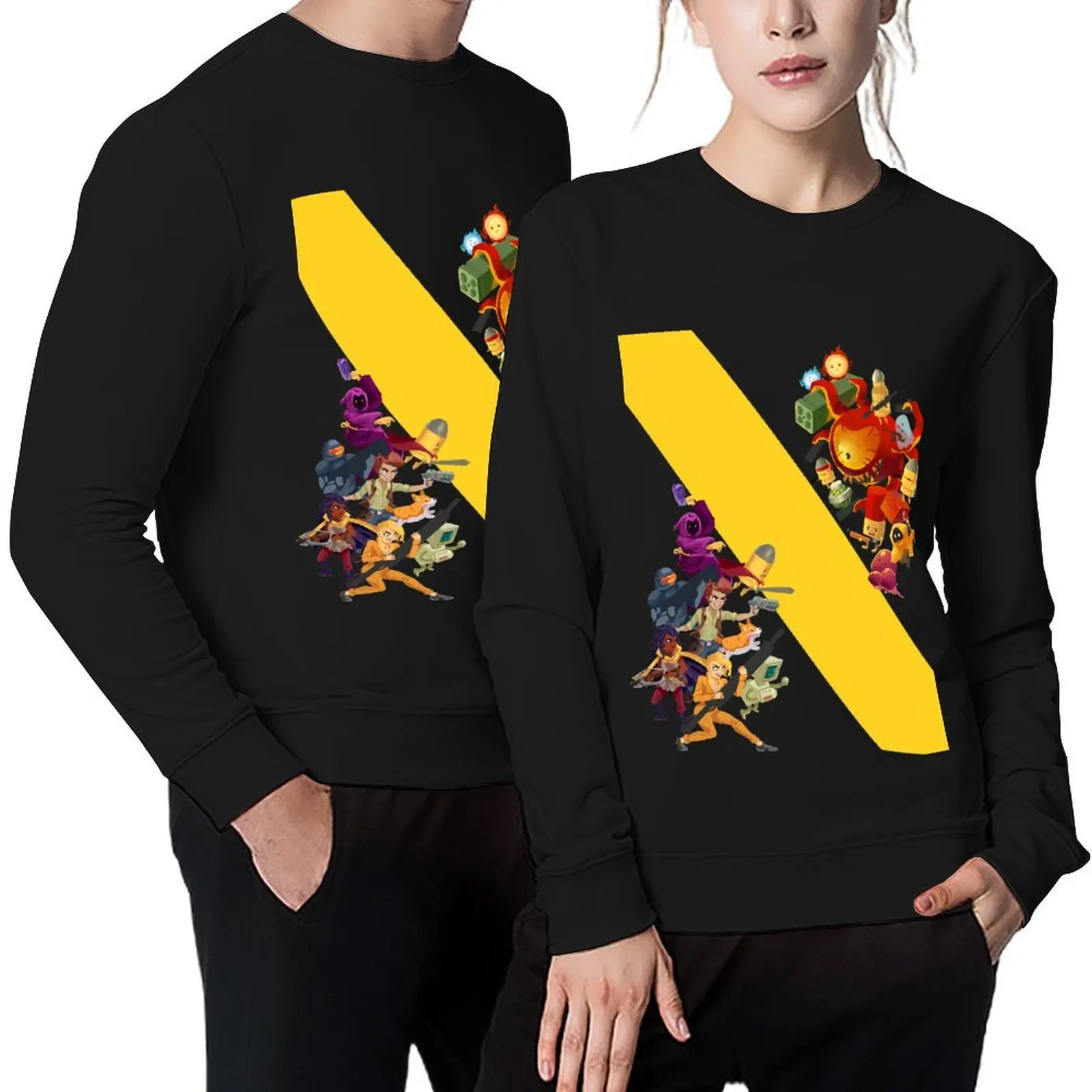 

Gungeon Fun Pullover men's sweat-shirt men's winter sweater korean style clothes men's sweat-shirt set pullover