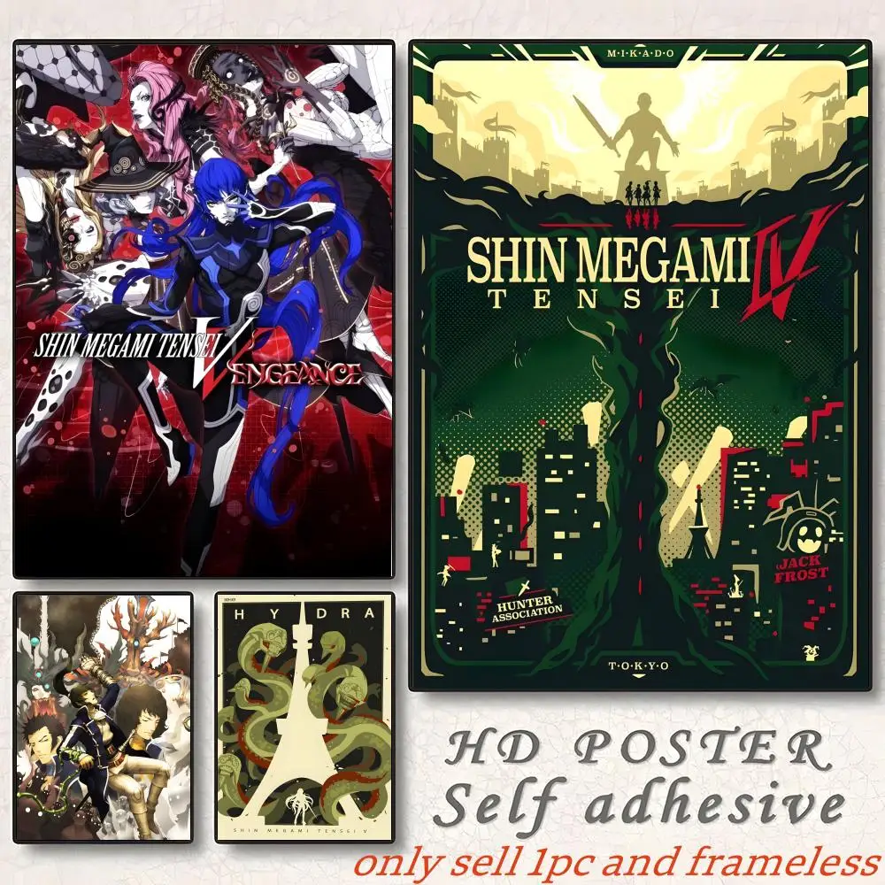 RPG Of Shin Megami Tensei V Game Poster Gift with prints Home bedroom living room decoration promotion and display