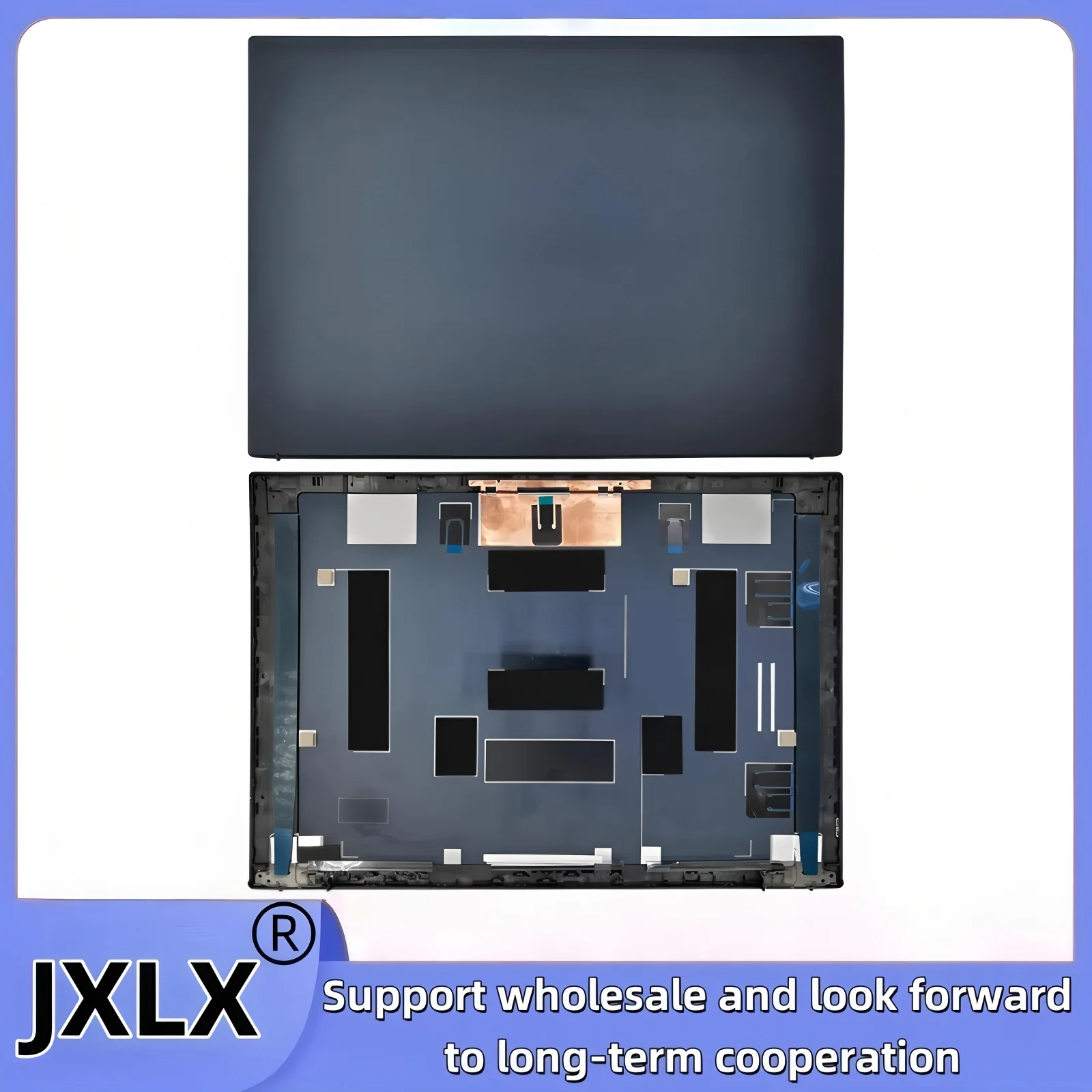 JXLX® Laptop LCD Back Cover Top Case for ASUS Expert Book B5604 B5604C B5604CVA Metallic Blue Shell Accessory