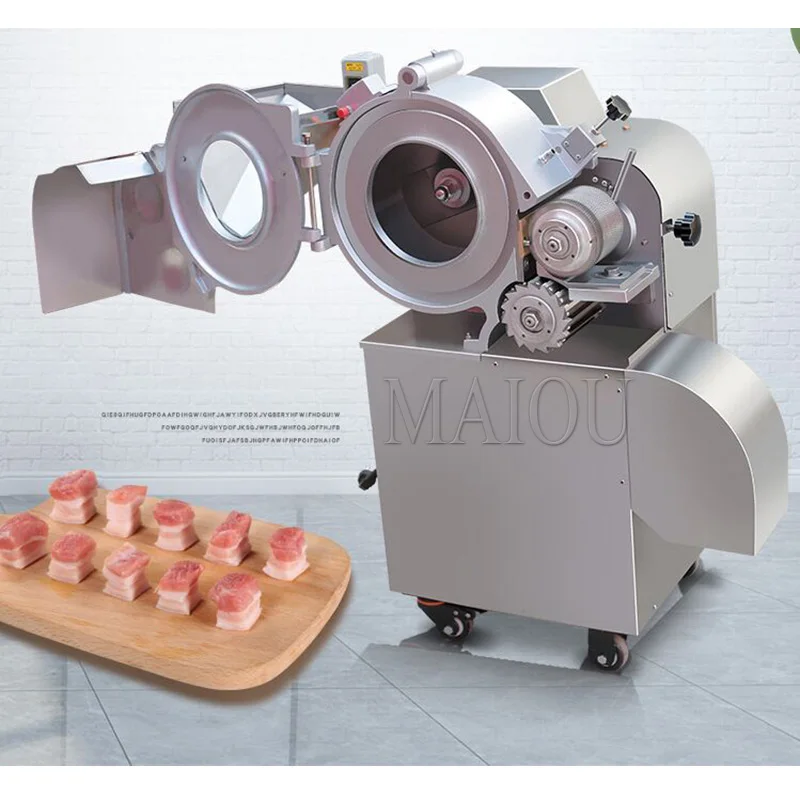 Commercial Stainless Steel Dicing Machine Multi-Functional Radish Potato  Canteen Vegetable Cutting Machine