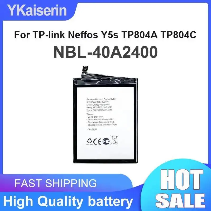 2450mAh For TP-Link Neffos Y5s TP804A TP804C Nbl-40A2400 Fast Shipping Mobile Phone Battery